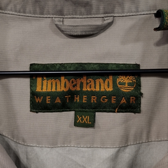 Vintage Timberland Weather Gear Full Zip Jacket Mens XXL Blue Outdoor Casual - Picture 7 of 11